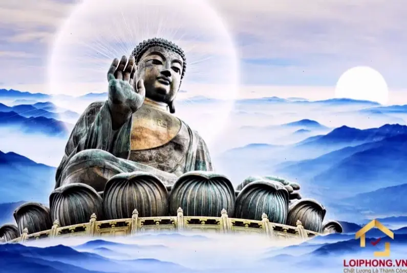 A Di Đà nghệ thuật độc đáo, kết hợp yếu tố tâm linh và sáng tạo, mang đến nguồn cảm hứng vô tận cho hành trình giác ngộ.