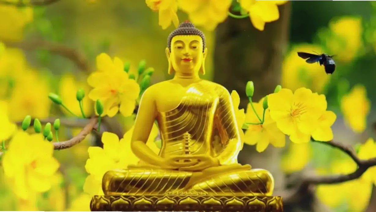Ảnh Phật Niết Bàn tại chùa linh thiêng, lưu giữ vẻ đẹp cổ kính và khoảnh khắc tĩnh lặng đầy ý nghĩa.