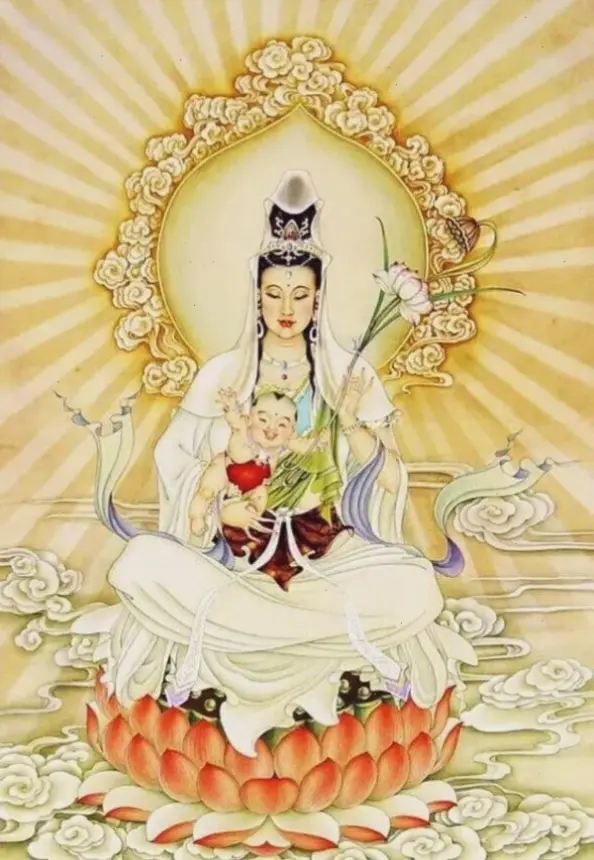 Ảnh Quan Âm tâm linh kết nối bạn với thế giới thiêng liêng, nuôi dưỡng tâm hồn bằng sự thanh tịnh.