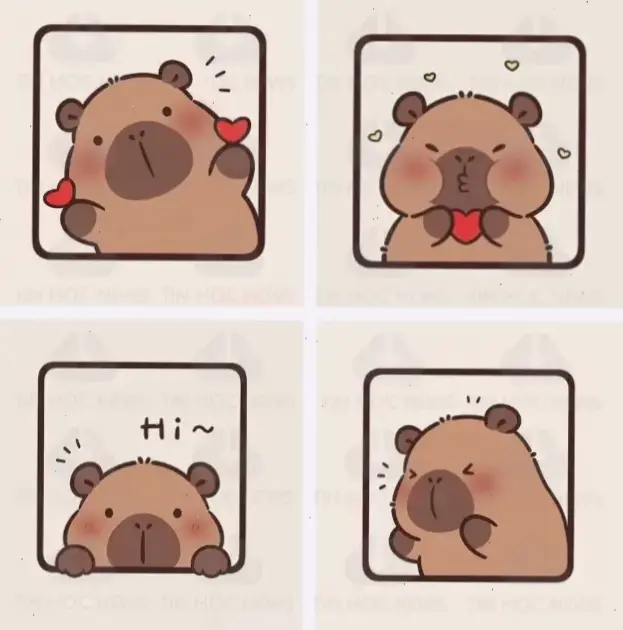 Avatar capybara cute: Biểu tượng dễ thương nhất, mang niềm vui bất tận cho mọi khoảnh khắc hàng ngày!