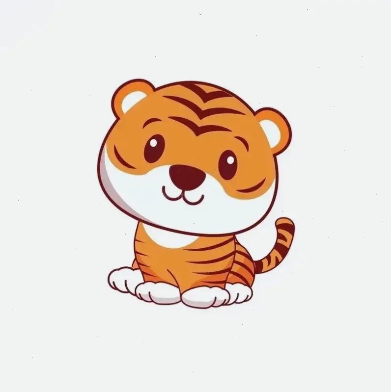 Avatar hổ cute siêu dễ thương, biến profile bạn thành điểm nhấn đáng yêu và nổi bật! Khám phá ngay để thêm sắc màu vui tươi.