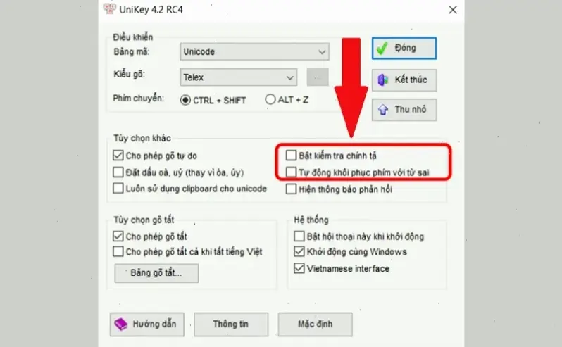 Cách khắc phục