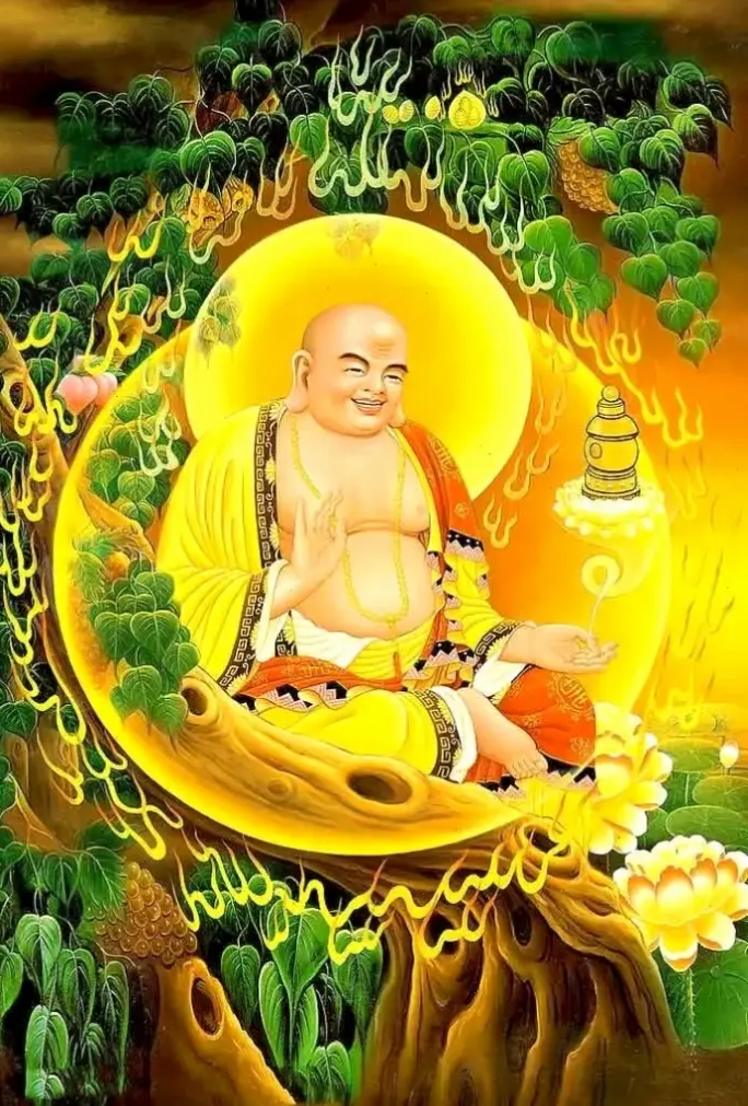 Di Lặc hạnh phúc ánh sáng, nguồn cảm hứng cho một cuộc sống tràn đầy niềm vui và sự thư thái.