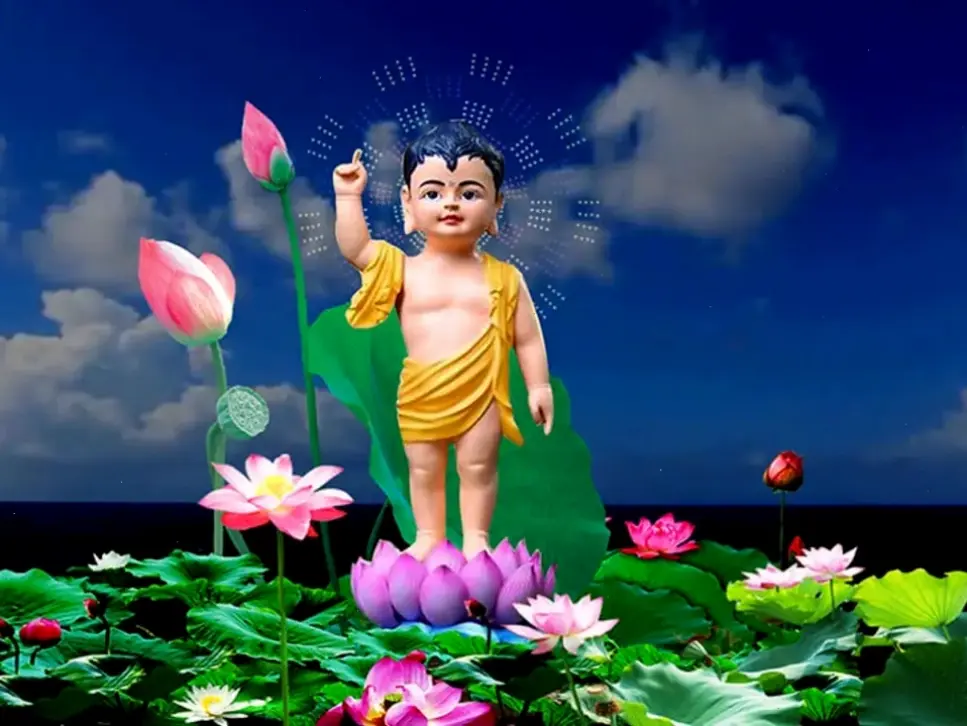 Hình ảnh khởi nguyên của Phật Thích Ca, mở ra hành trình giác ngộ vĩ đại và bình yên vô bờ.