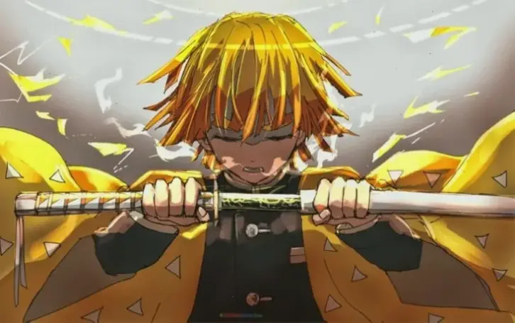 Hình ảnh Zenitsu đẹp rực rỡ từ Demon Slayer, mang sức hút mãnh liệt và năng lượng bất tận, khiến bạn không thể rời mắt!