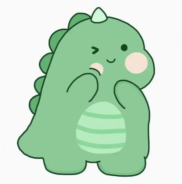 Hình nền chibi khủng long dễ thương, sáng tạo và đầy màu sắc, lý tưởng cho màn hình điện thoại hoặc máy tính của bạn!