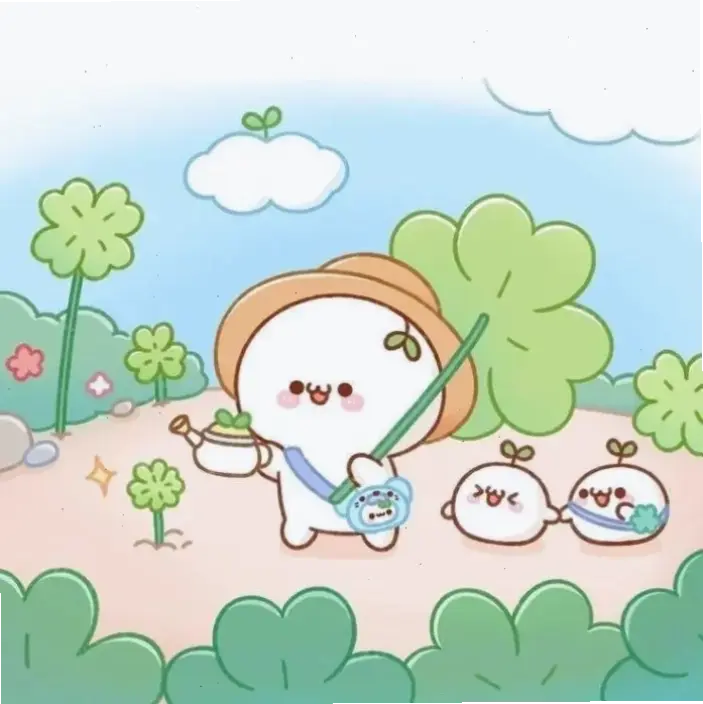Hình nền cỏ 4 lá pastel mang đến may mắn dịu dàng và sắc màu tươi mới, biến màn hình bạn thành khu vườn mơ mộng!