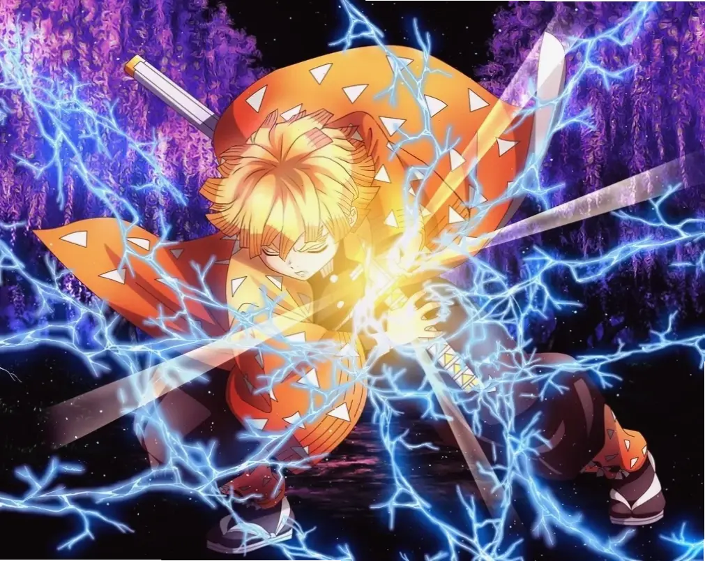 Hình nền Zenitsu anime: Bùng nổ năng lượng sét đánh, mang phong cách đỉnh cao và sống động cho màn hình của bạn!