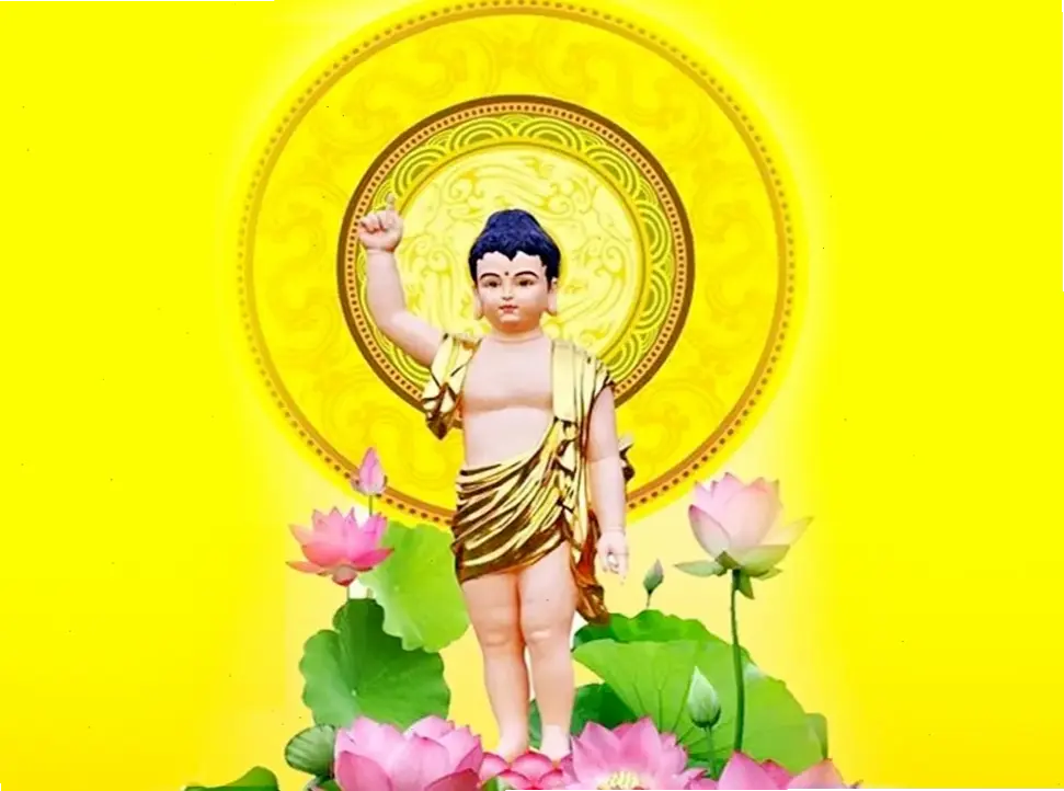 Khám phá khoảnh khắc thiêng liêng khi Phật Thích Ca chào đời qua hình ảnh 4K sống động, mang bình an sâu lắng.