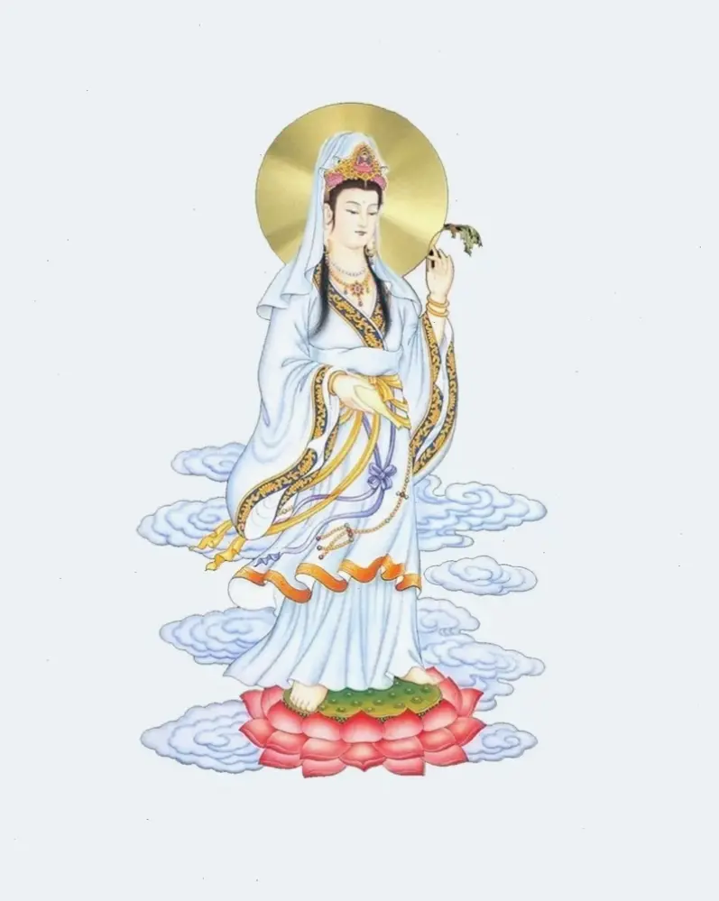 Tác phẩm Quan Âm nghệ thuật tinh tế, kết hợp cổ điển và hiện đại để truyền tải thông điệp yêu thương sâu sắc.