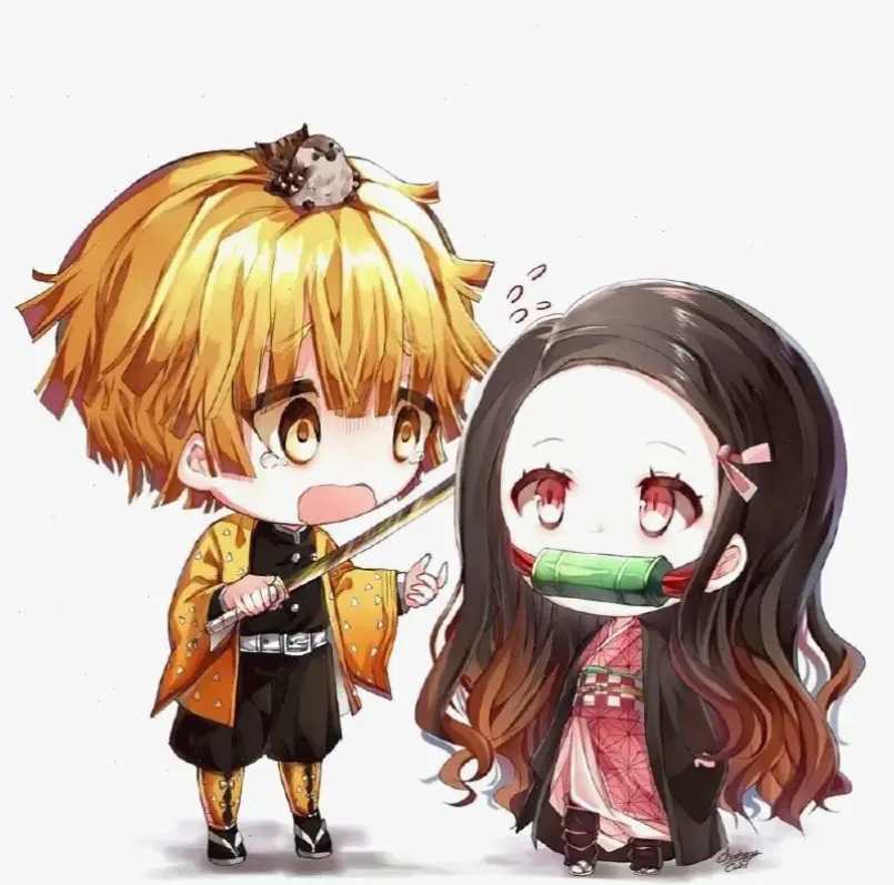 Tải hình Zenitsu chibi dễ thương, biến avatar bạn thành siêu phẩm anime! Hoàn hảo cho fan Demon Slayer yêu thích sự đáng yêu và năng lượng điện giật.