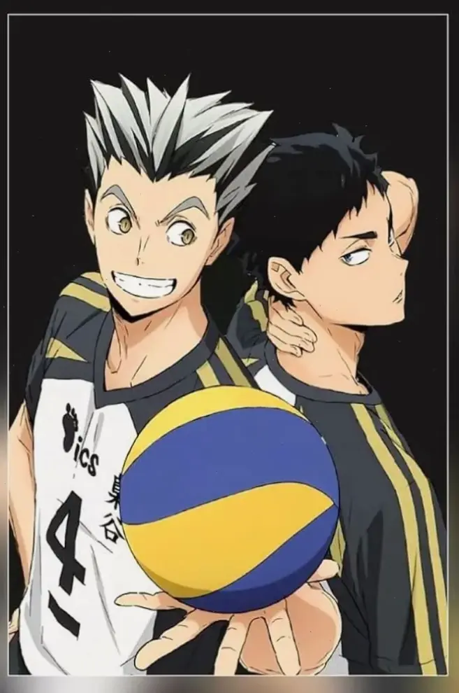 Akaashi Bokuto: Sự kết hợp hoàn hảo của setter và ace, làm nên thành công đội Fukurodani.