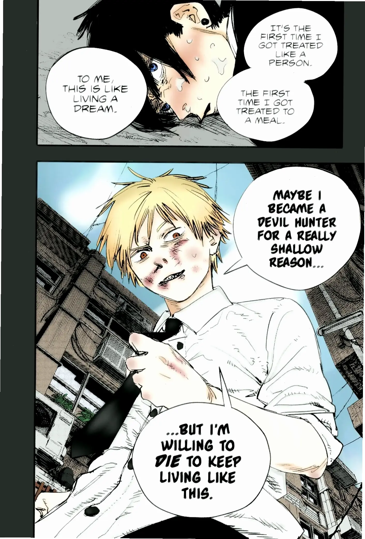 Aki x Denji manga Chainsaw Man: Manga hấp dẫn, khám phá sâu hơn về tình bạn và thử thách của hai nhân vật.