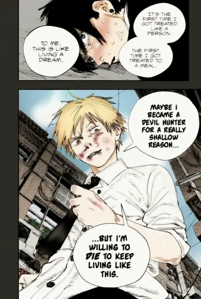 Aki x Denji truyện tranh Chainsaw Man: Câu chuyện tranh hấp dẫn, khám phá tình bạn và xung đột giữa hai nhân vật.