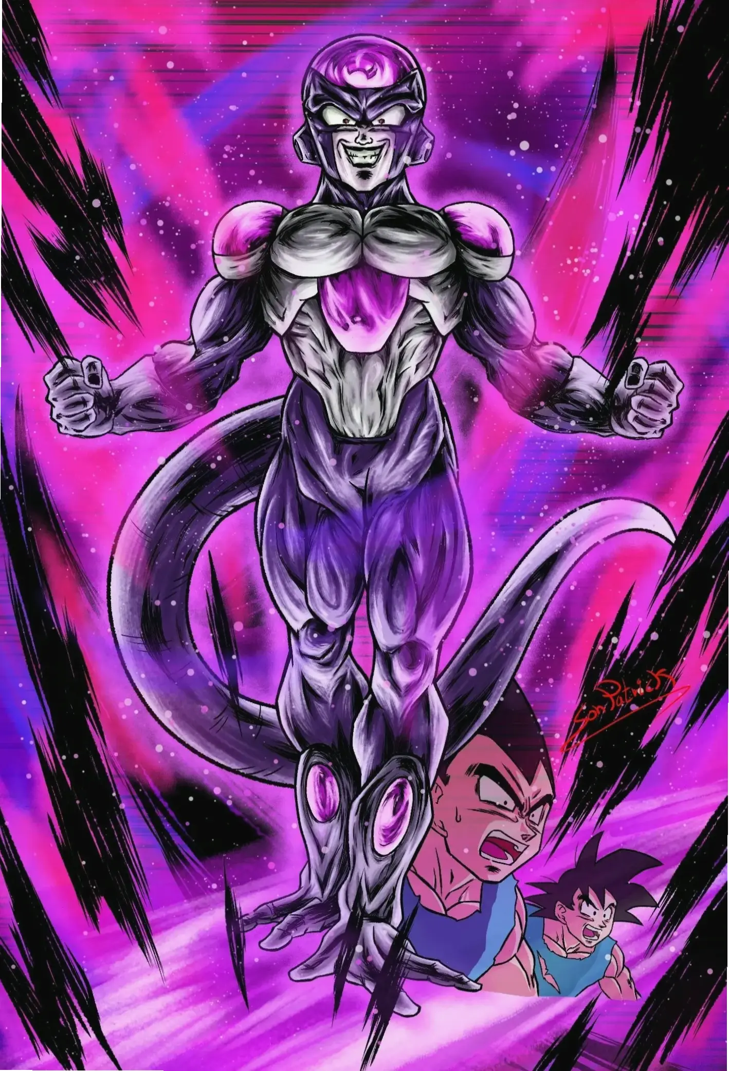 Frieza Black: Sự biến đổi đáng sợ, tăng cường sức mạnh cho Frieza trong các cuộc chiến ác liệt!