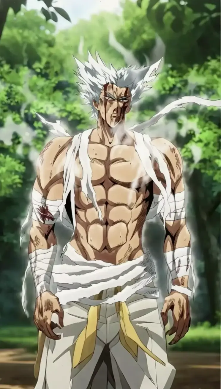 Garou physique: Thân hình lý tưởng, cơ bắp săn chắc giúp Garou chiến đấu không ngừng nghỉ!