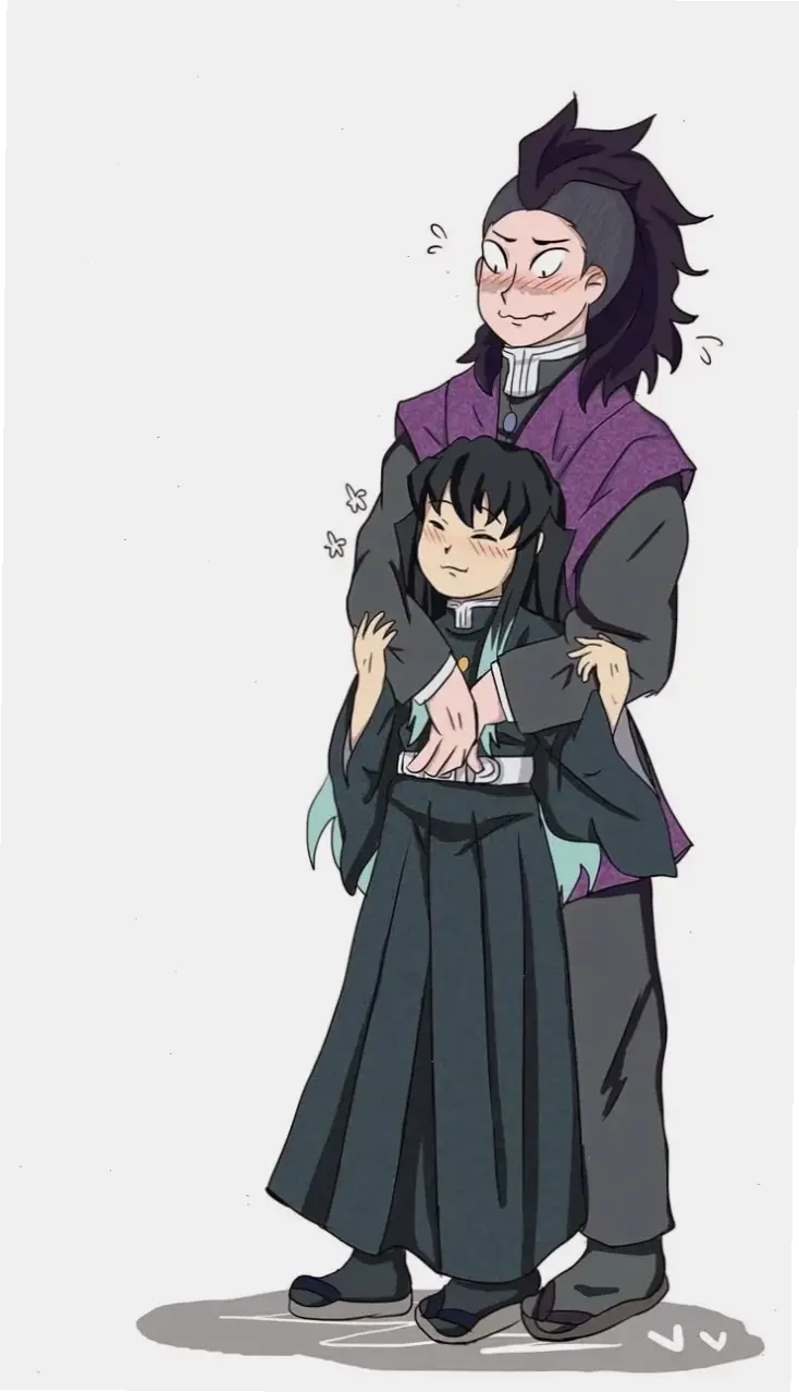 Genya x Muichiro: Mối liên kết đặc biệt giữa hai nhân vật trẻ, đầy bất ngờ và phiêu lưu trong Demon Slayer.