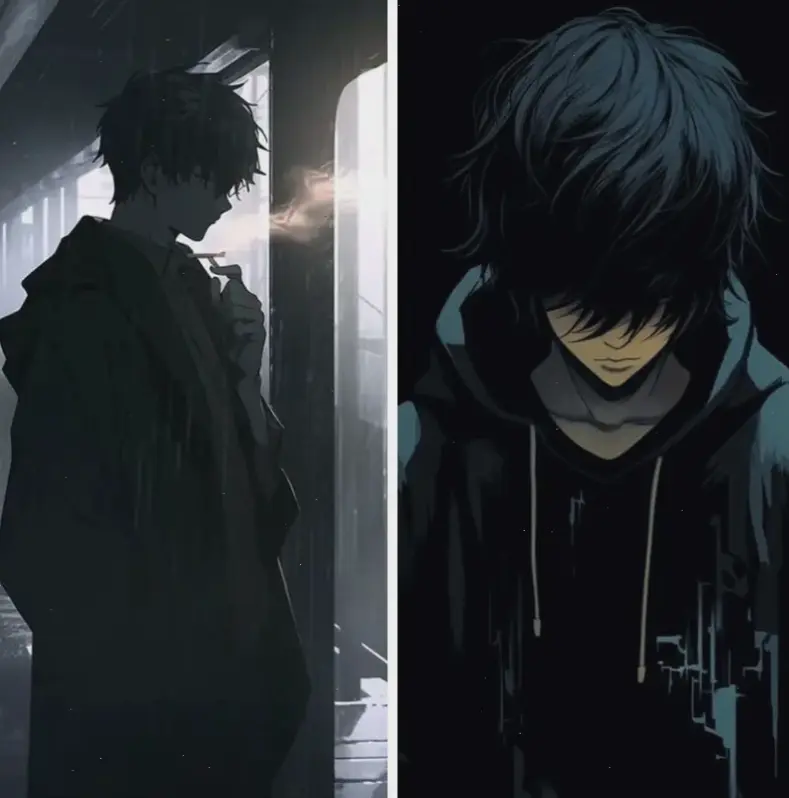 Hình ảnh anime buồn cô đơn gợi lên cảm xúc sâu lắng, giúp bạn suy nghĩ về những khoảnh khắc cô đơn trong cuộc sống.