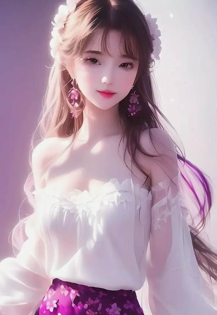 Hình ảnh anime nữ ngầu 3D thể hiện sức mạnh và sự tự tin, tạo nên hình ảnh nữ anh hùng đầy ấn tượng.