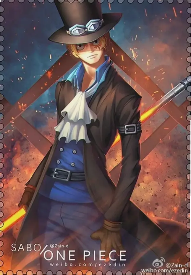 Hình Sabo ngầu với pose chiến đấu ấn tượng, hình ảnh đẹp mắt từ series One Piece hấp dẫn!