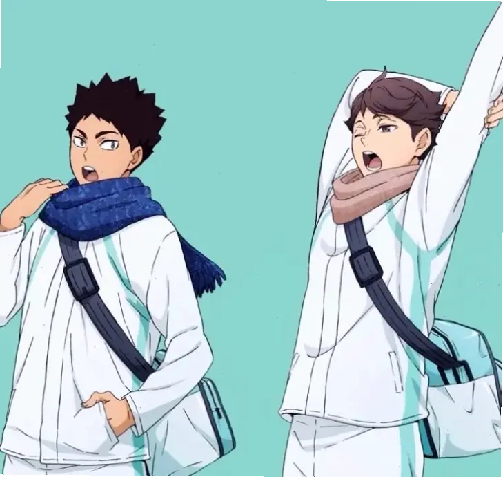 Iwaizumi x Oikawa: Mối quan hệ bạn bè sâu sắc trong Haikyuu, đầy hỗ trợ và cạnh tranh, khiến fan yêu thích cặp đôi này!