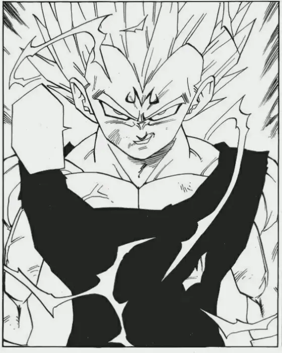 Manga Vegeta với những khoảnh khắc kinh điển, tái hiện hành trình từ truyện tranh 7 viên ngọc rồng.