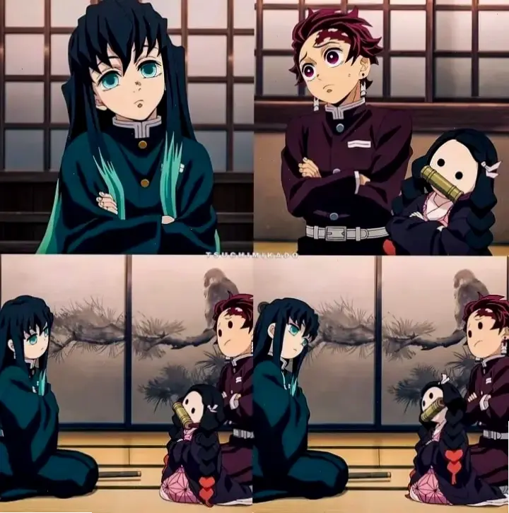 Muichiro and Nezuko: Hai nhân vật đồng hành vượt qua nguy hiểm, tạo nên hành trình đáng nhớ!