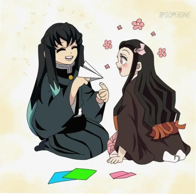 Nezuko and Muichiro: Câu chuyện kết nối trái tim, cùng chiến đấu bảo vệ thế giới khỏi bóng tối!