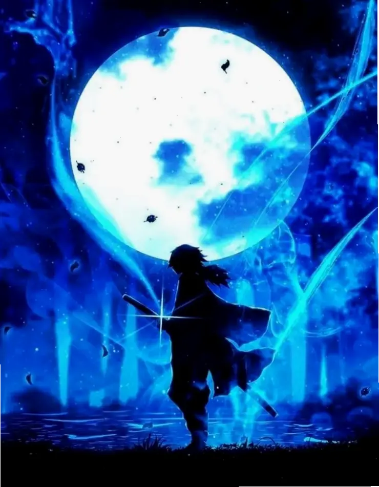 Thủy Trụ Giyuu, master kỹ thuật nước, bảo vệ đồng đội khỏi lũ quỷ hung ác trong thế giới Demon Slayer.