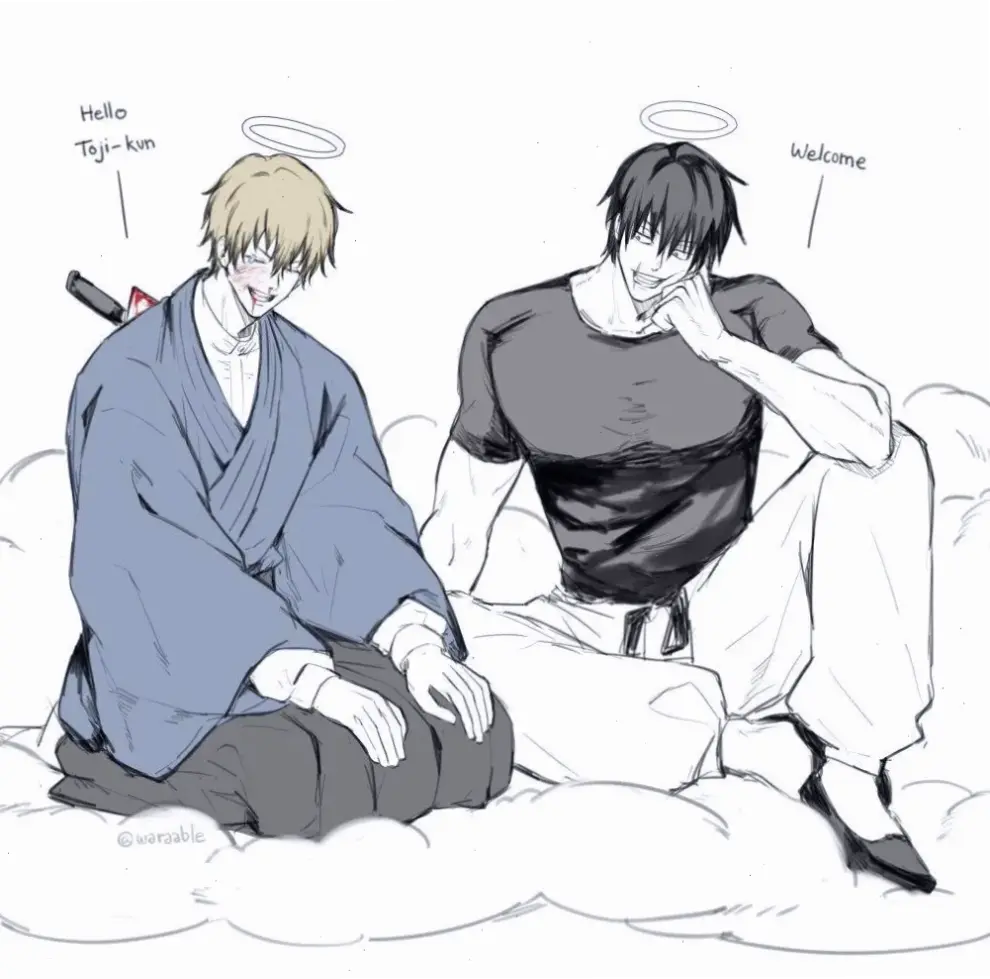 Toji x Naoya: Sự đối đầu giữa Toji Fushiguro và Naoya Zenin, một trong những trận chiến đáng nhớ nhất trong Jujutsu Kaisen.