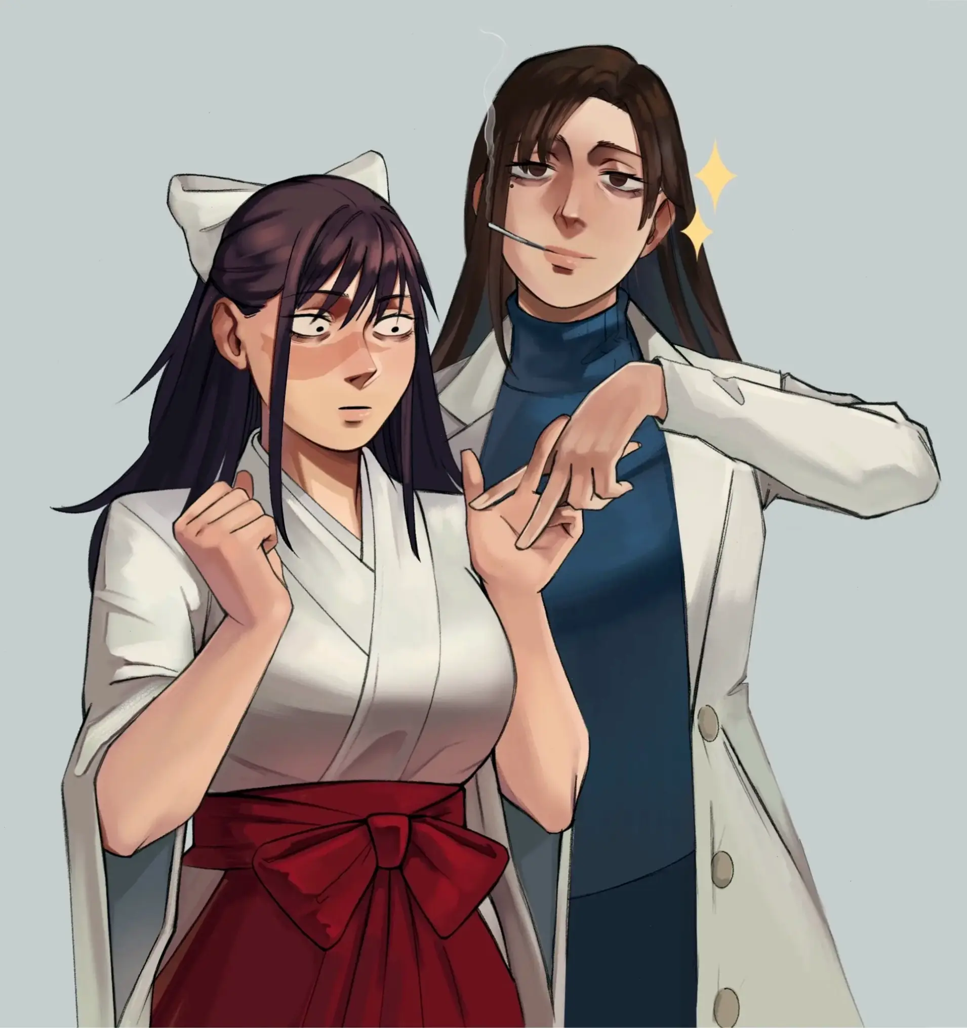 Utahime x Shoko mang đến câu chuyện tình cảm ấm áp, hai nữ nhân vật Jujutsu Kaisen với sự kết nối đặc biệt, thu hút fanpairing.