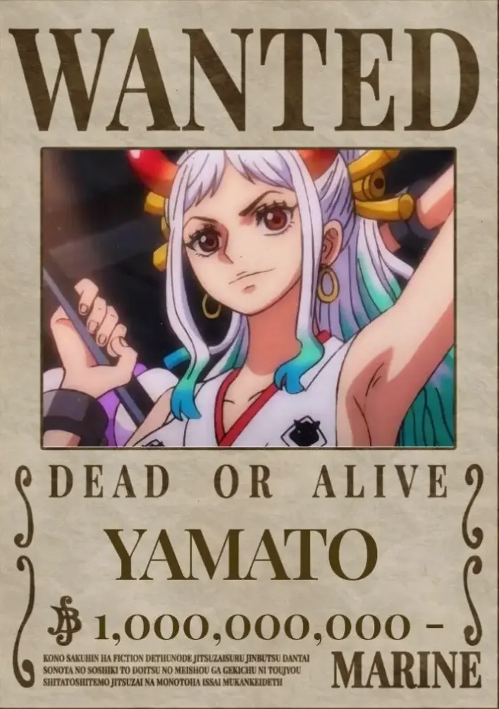Wanted Yamato One Piece: Biểu tượng truy nã huyền thoại, khám phá lý lịch và sức mạnh của Yamato.