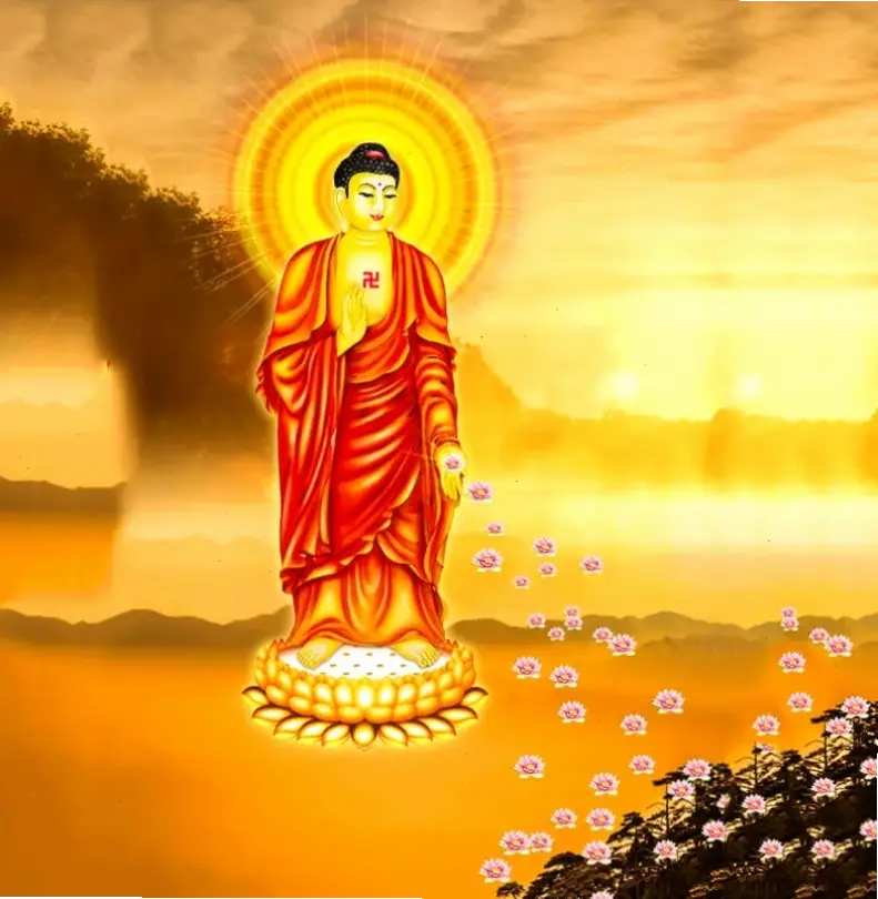 A Di Đà nghệ thuật độc đáo, kết hợp truyền thống với hiện đại để truyền cảm hứng sống.