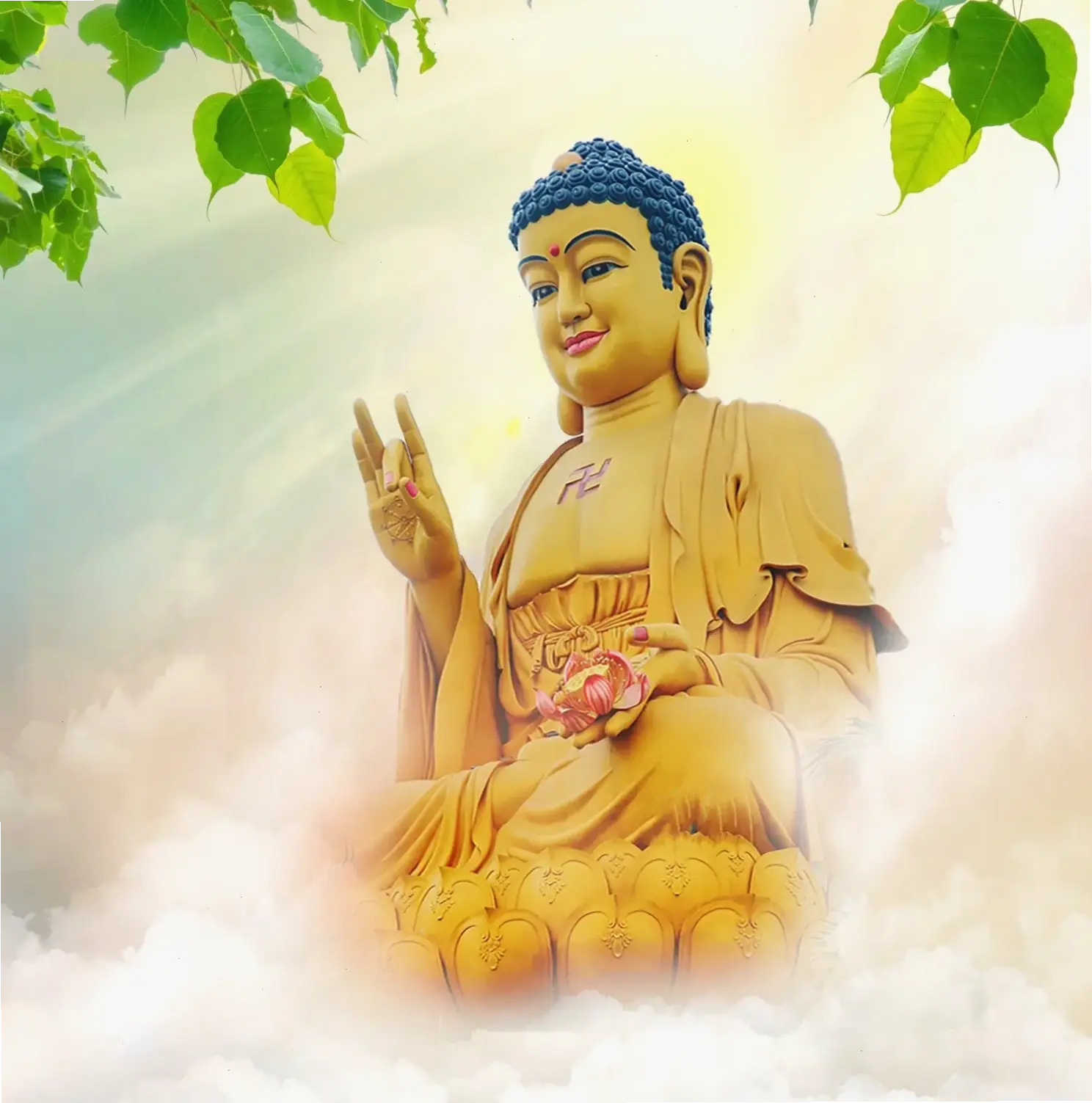 A Di Đà tối giản, thiết kế tinh tế tập trung vào bản chất tâm linh thuần khiết và giản dị.