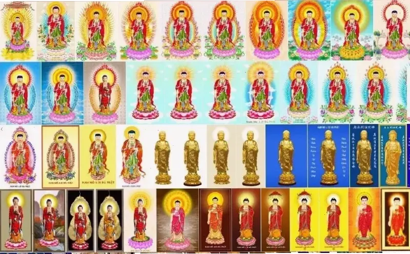 A Di Đà tối giản với thiết kế tinh tế, giúp bạn tìm thấy sự thanh thản và bình yên trong sự đơn giản.