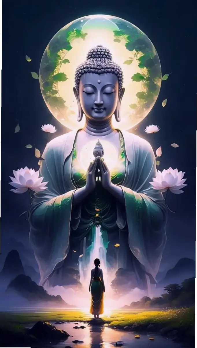 Ảnh chùa Phật Miến Điện yên bình, mời gọi bạn vào hành trình nội tâm sâu lắng.