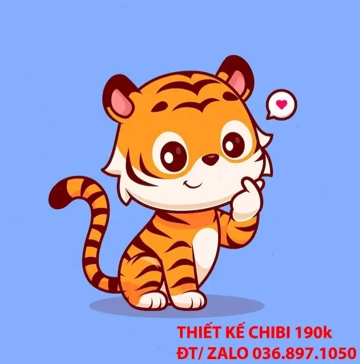 Ảnh con hổ chibi cute: Sự dễ thương ngập tràn với nụ cười rạng rỡ, mang đến niềm vui bất tận cho mọi lứa tuổi!