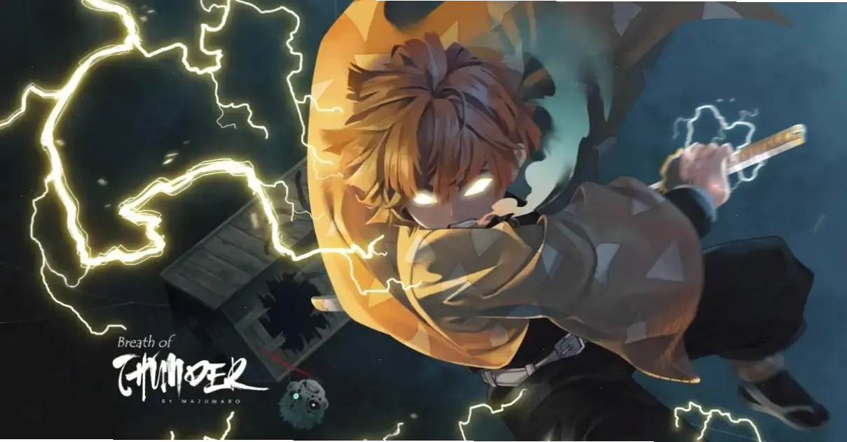 Ảnh nền Zenitsu: Khám phá sức mạnh sét đánh đầy kịch tính từ Demon Slayer, biến màn hình bạn thành chiến trường huyền thoại!