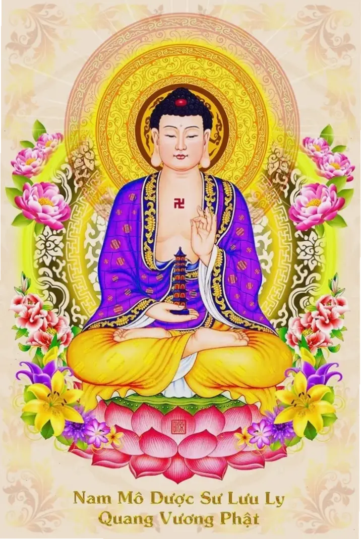 Ảnh Phật Dược Sư mang lại sự bình an tuyệt đối, giúp bạn thư giãn và tìm thấy sự cân bằng trong cuộc sống hàng ngày.