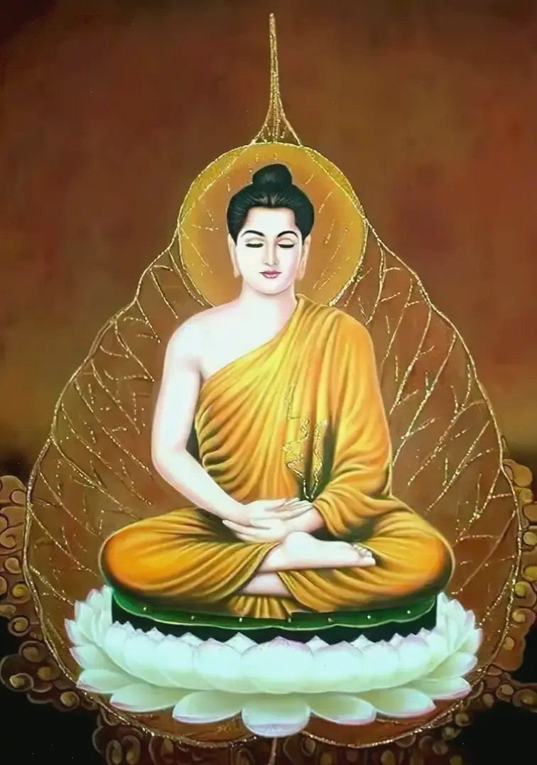 Ảnh Phật Thích Ca chùa cầm ngọc, không khí thiêng liêng và thanh tịnh tuyệt đối.