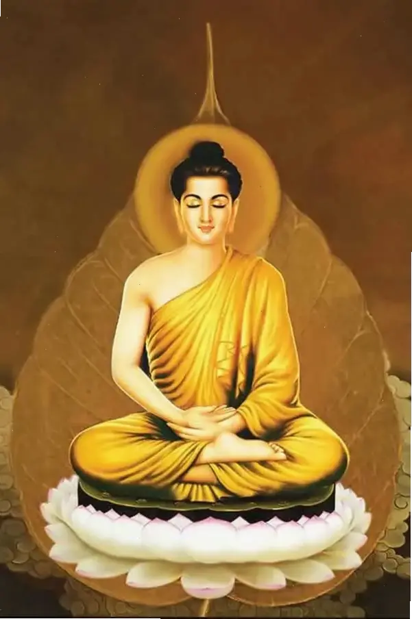 Ảnh tượng Phật hoàng kim lộng lẫy, truyền tải sức mạnh tâm linh, làm sáng bừng không gian sống của bạn.