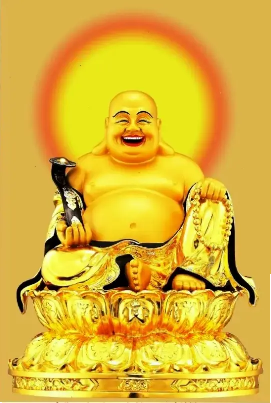 Ảnh tượng Phật vàng trong chùa, nơi linh thiêng và thanh tịnh, khơi dậy niềm tin sâu lắng.