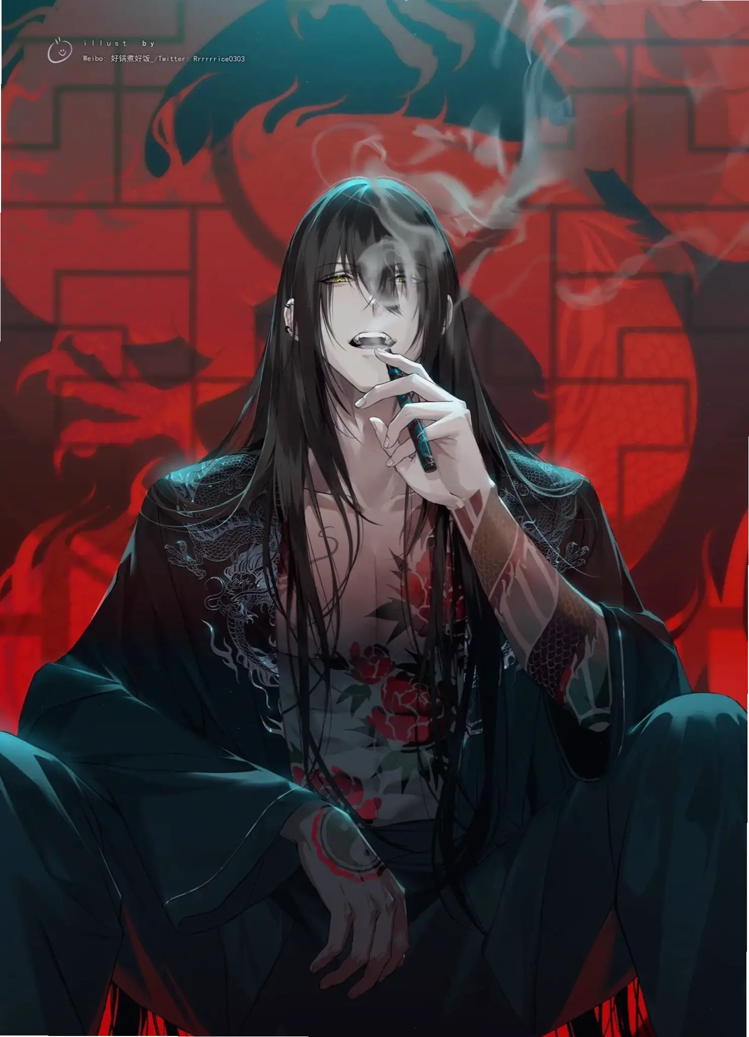 Khám phá sức hút mãnh liệt của avatar anime hút thuốc, phong cách cool ngầu và đầy bí ẩn!