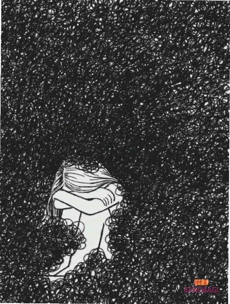 Avatar buồn tâm trạng đen trắng: Biểu tượng sâu lắng cho nỗi buồn và sự cô đơn, khơi gợi cảm xúc chân thực trong từng đường nét.