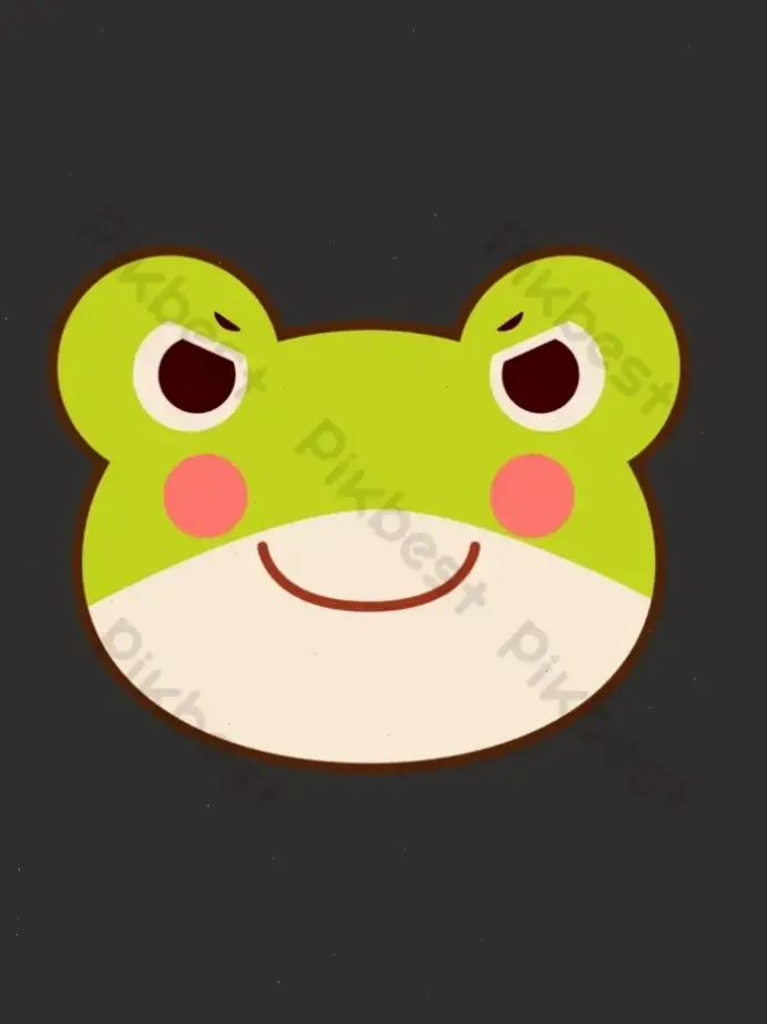 Avatar con ếch cartoon dễ thương, biến profile bạn thành khu vườn vui nhộn và đầy sáng tạo!