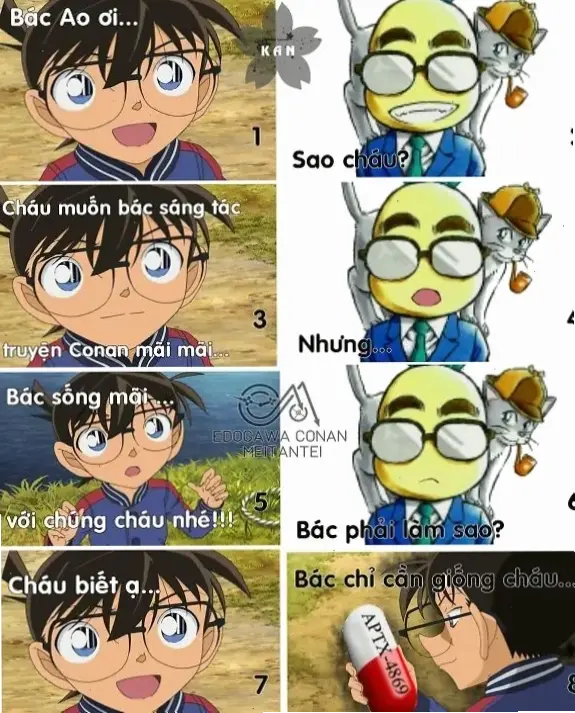 Khám phá phiên bản hài hước của Conan trong Avatar Conan chế hài, mang đến tiếng cười bất tận và bất ngờ thú vị!