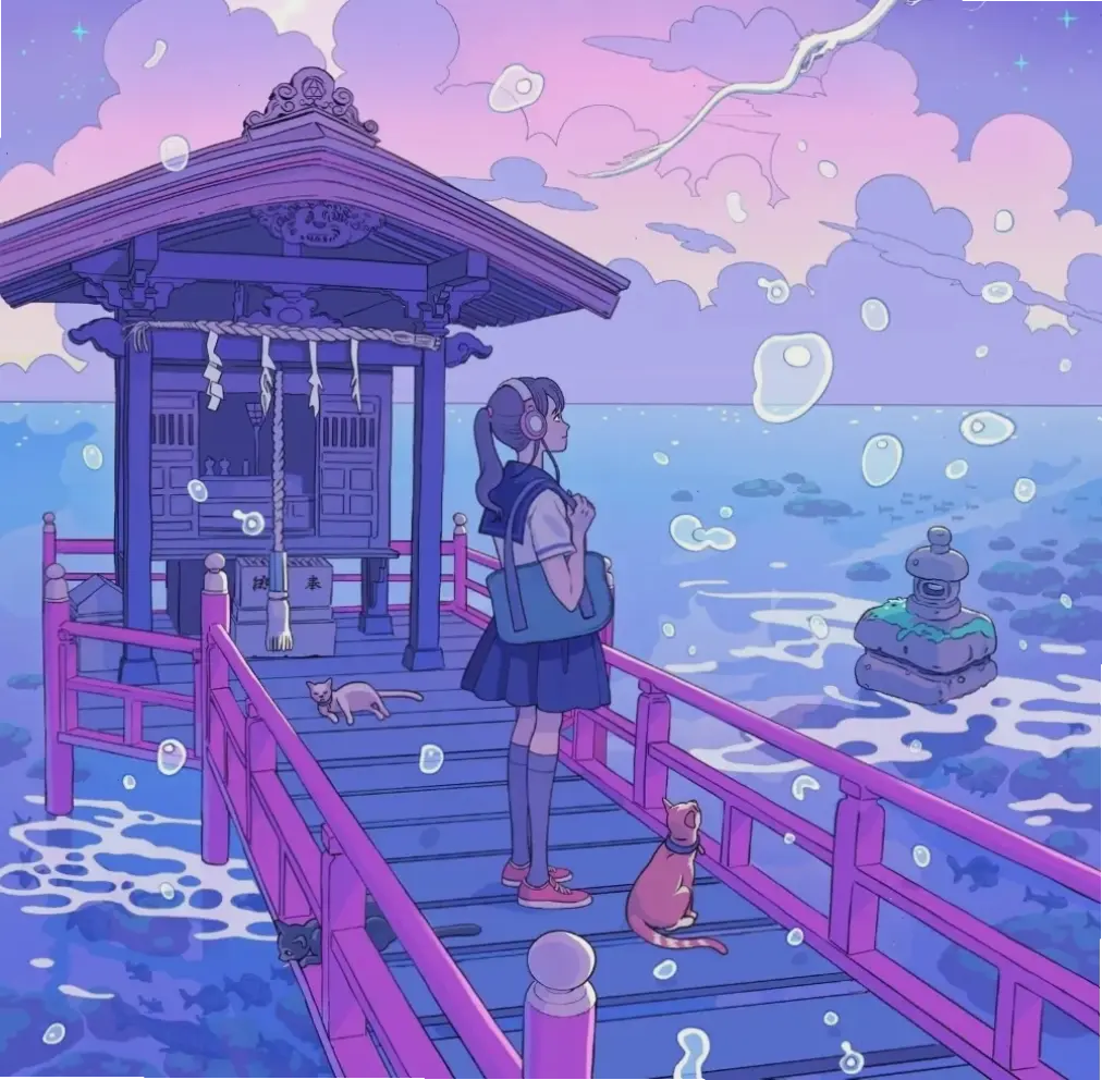 Avatar Zalo nữ chill siêu dễ thương, mang đến sự thư giãn và phong cách riêng cho profile của bạn!