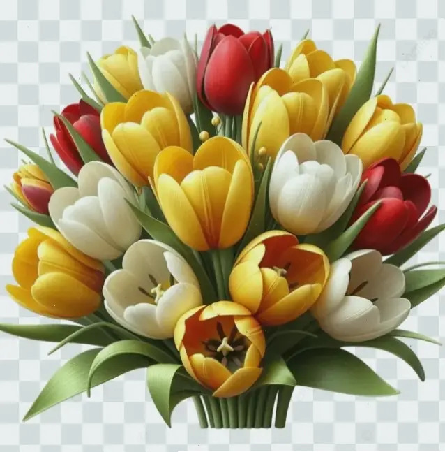 Bó hoa tulip nở rộ, món quà ý nghĩa dành tặng người thân yêu.