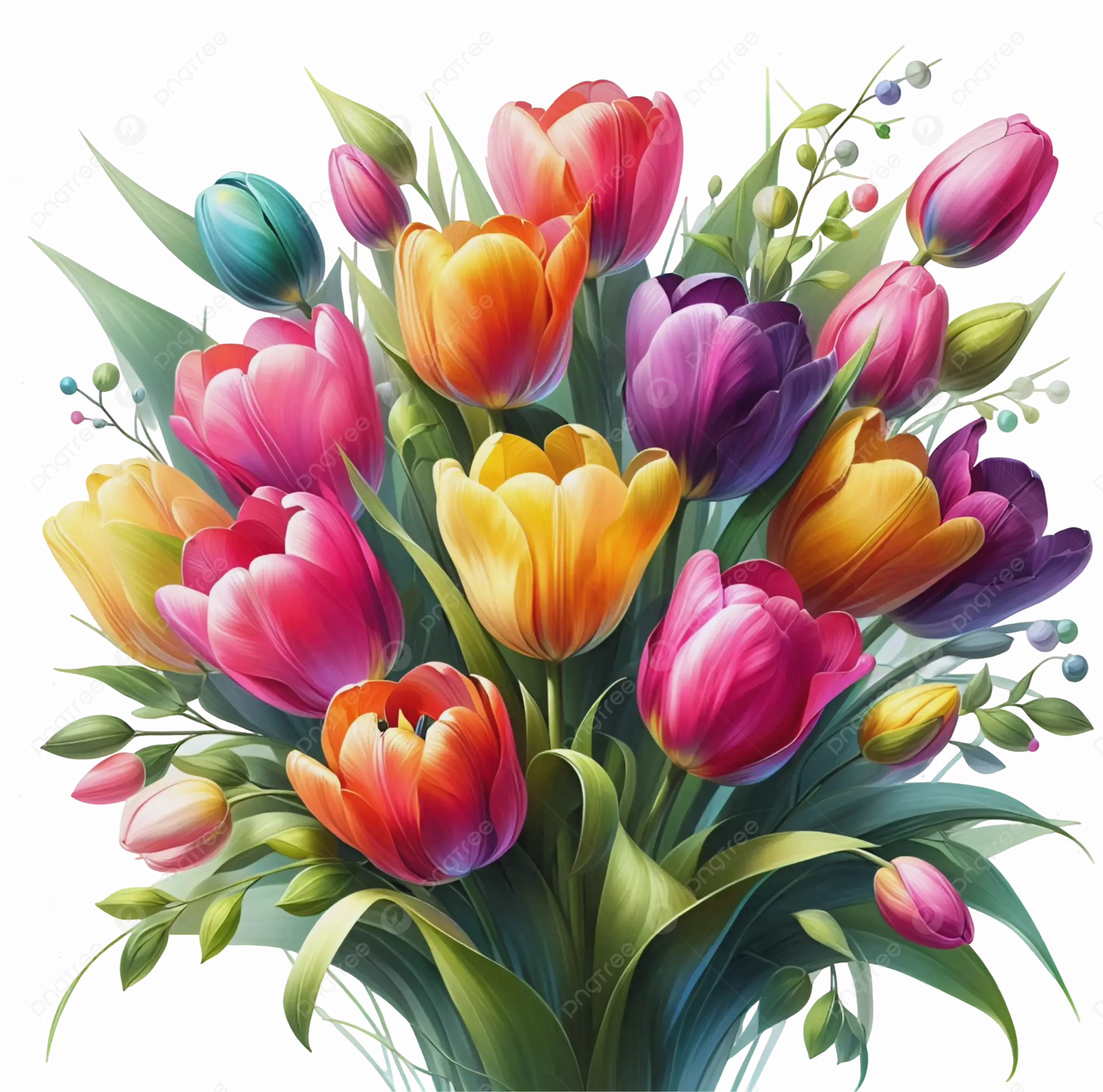 Bó hoa tulip tình yêu, món quà hoàn hảo để bày tỏ cảm xúc sâu lắng và ngọt ngào.