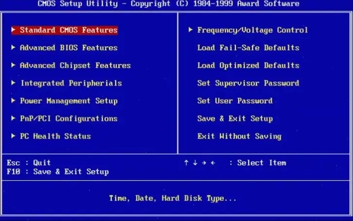 Các Bước Cài Đặt BIOS Trên Laptop Dell